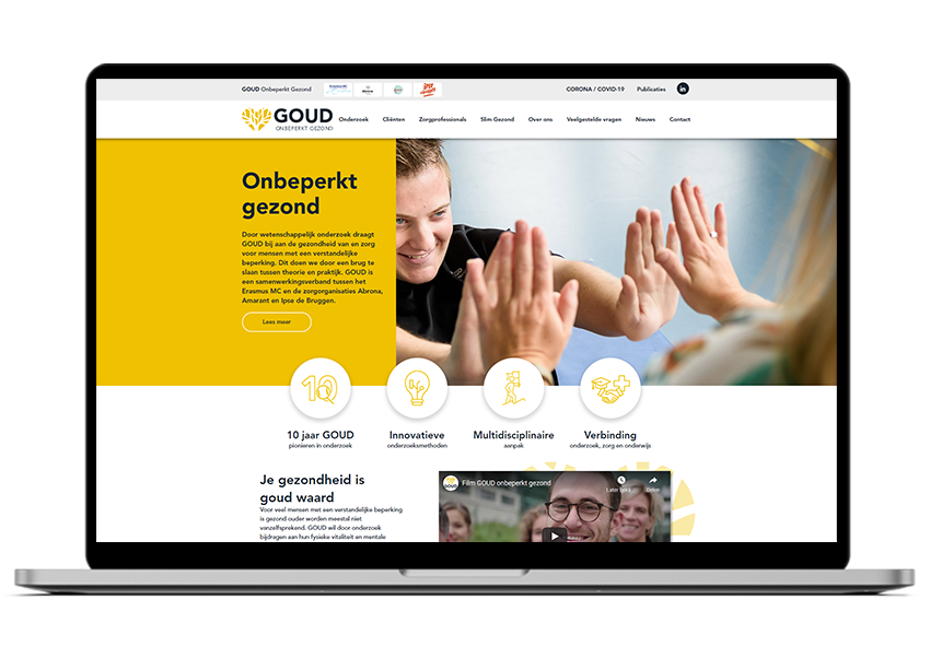 GOUD onbeperkt gezond website