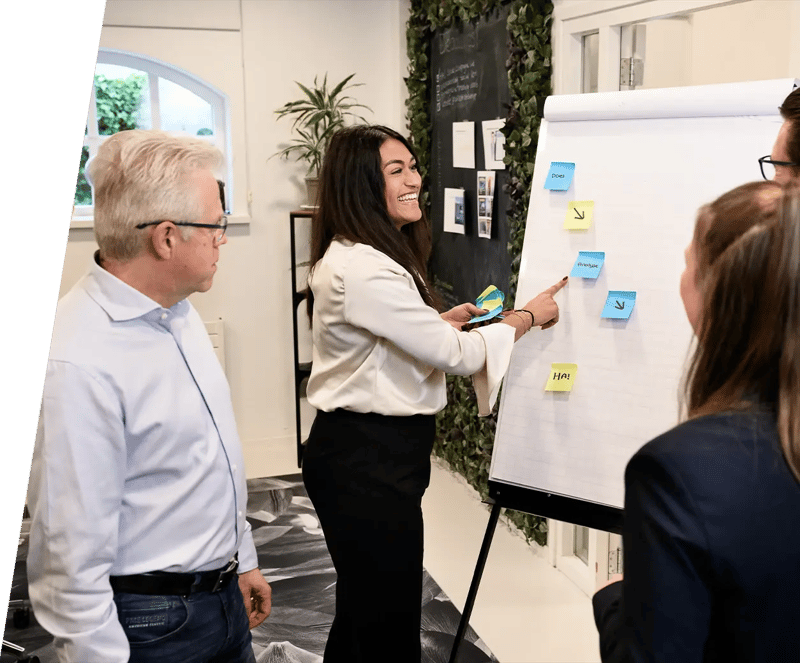 marketeers brainstormen over leadgeneratie