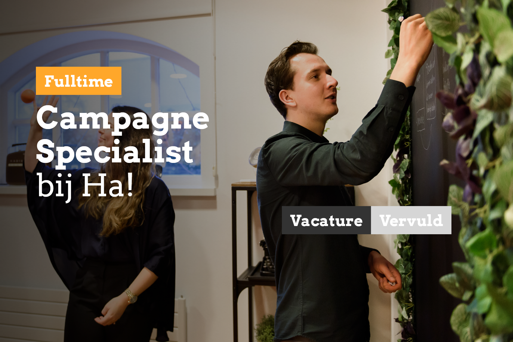 Vacature - Campagne Specialist (vervuld)